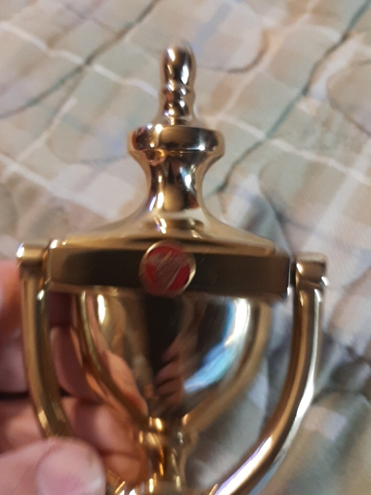 Polished Brass door knocker With LOGO