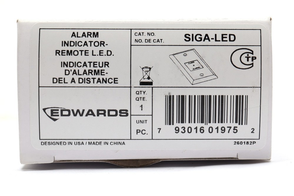 Edwards SIGA-LED Remote Alarm Indicator