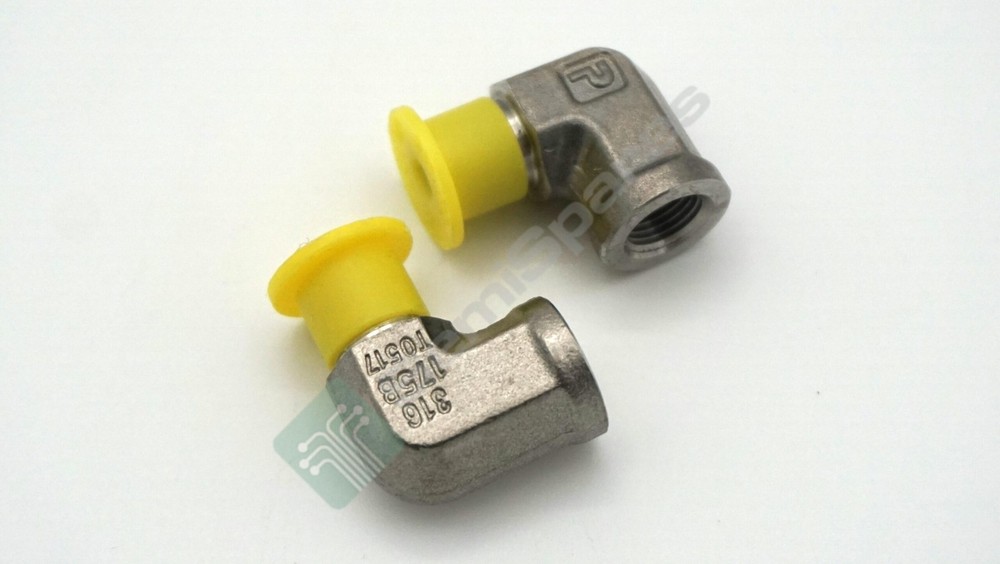 PARKER 1/8 CD-SSPIPE & PORT 90° ELBOW CD