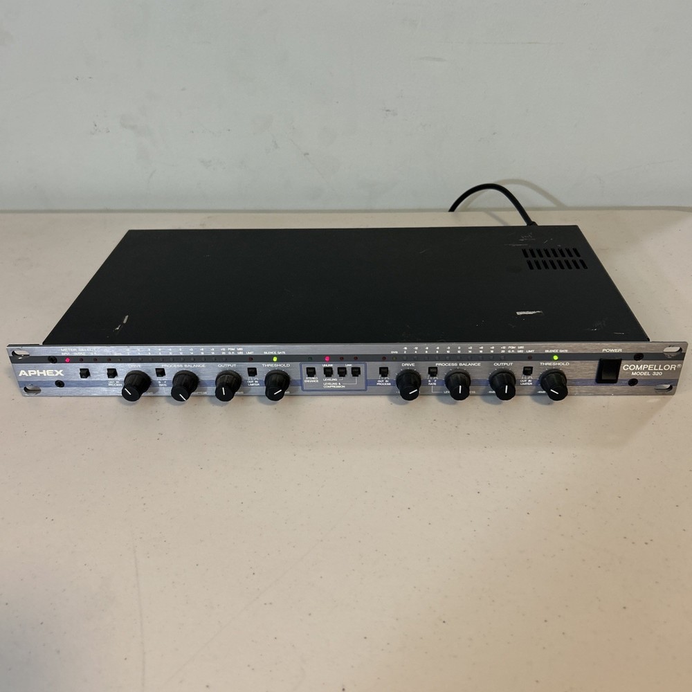 Aphex COMPELLOR Model 320 stereo audio level controller USED•TESTED