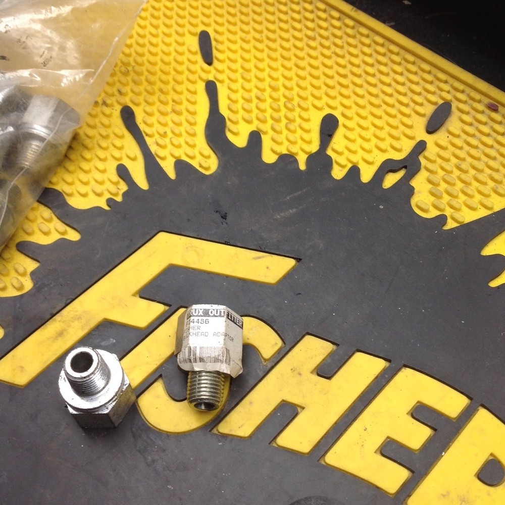 Fisher Snowplow 4486 bulkhead adaptor