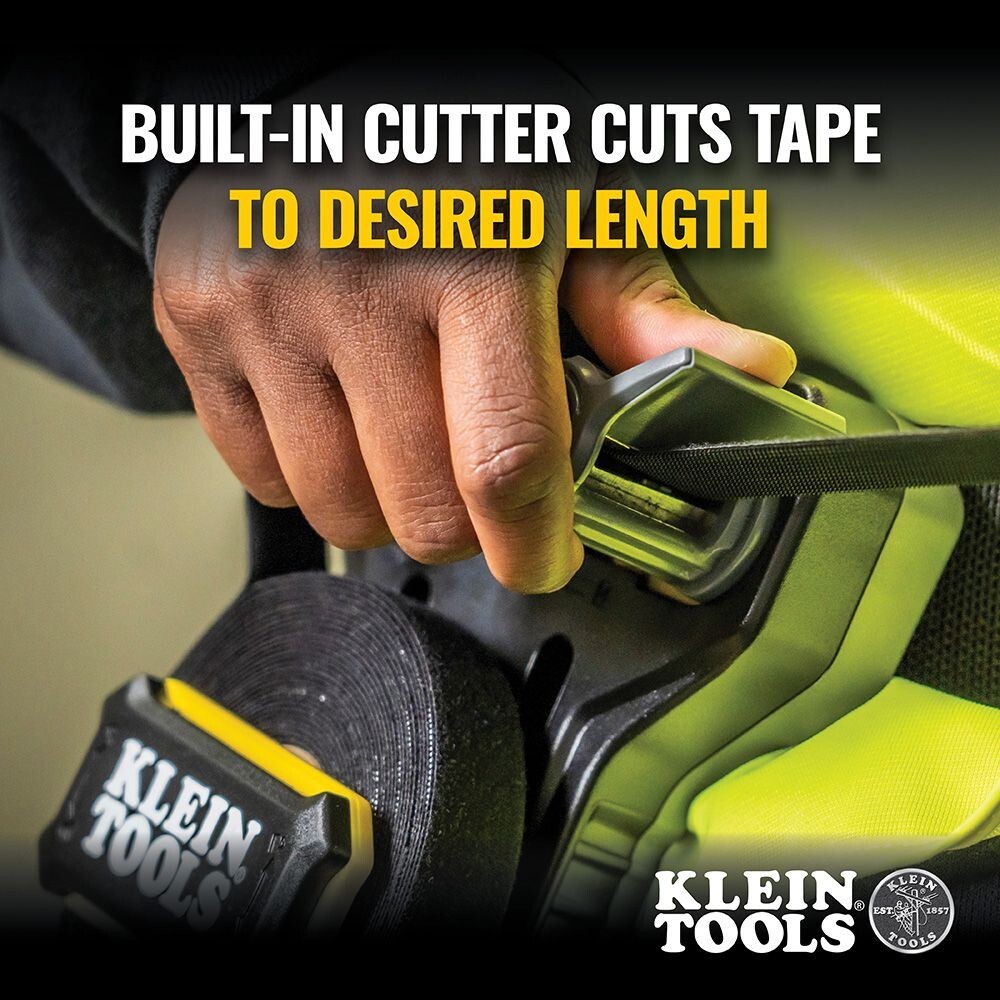 Klein Tools 450-900 Hook and Loop Tape Dispenser, Versatile Cable Ties, Custom