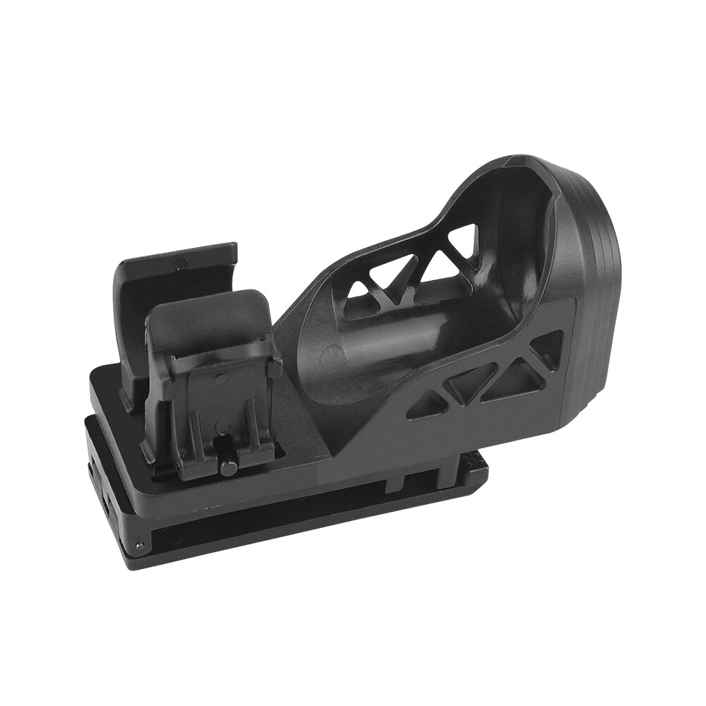 Tactical Flashlight Holster With Lever Side Lock System 360° Rotating Torch Set