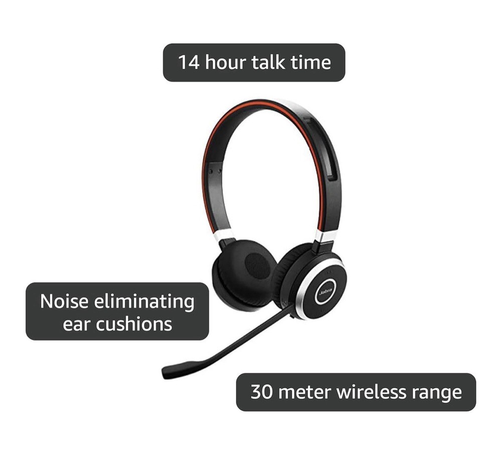 Jabra Bluetooth Wireless Headset - Black