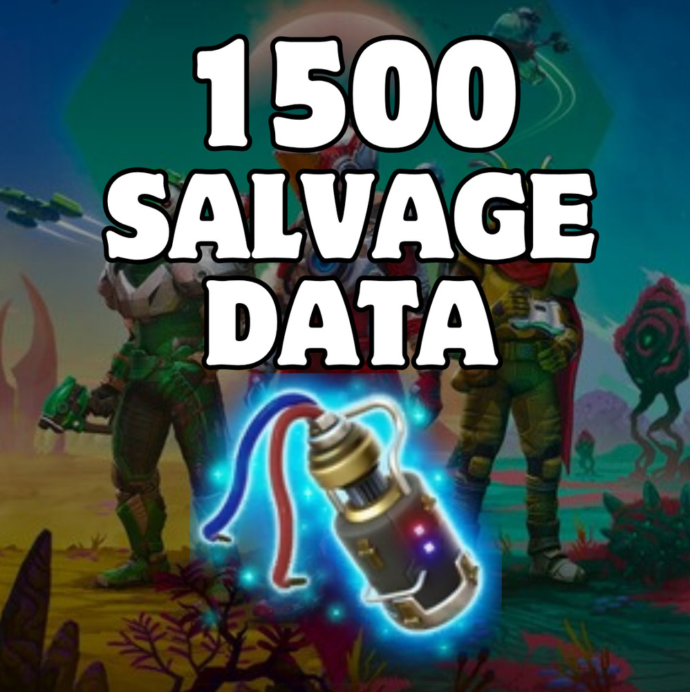 No Mans Sky - 1500 Salvaged Data