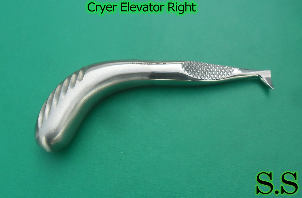 Cryer Elevator Right, Surgical Dental Instruments Tools
