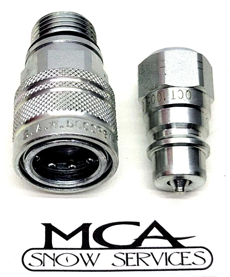 MEYER SNOW PLOW HYDRAULIC QUICK COUPLER DRIVER SIDE (LEFT) KIT 15847 15822