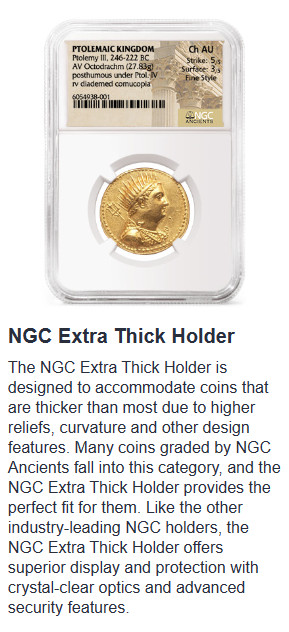 1 Slab Colored Display Frame Case Box with Stand For NGC THICK Holder