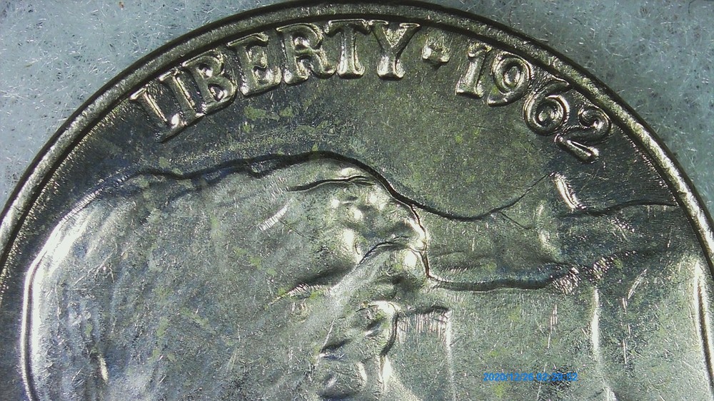 1962 Jefferson Nickel Error DDO MS Uncirculated