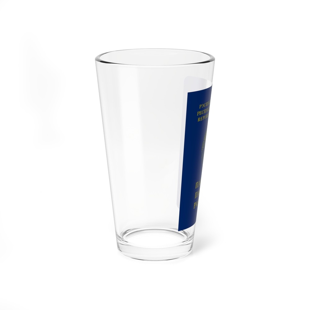 Belarus Passport - Pint Glass 16oz