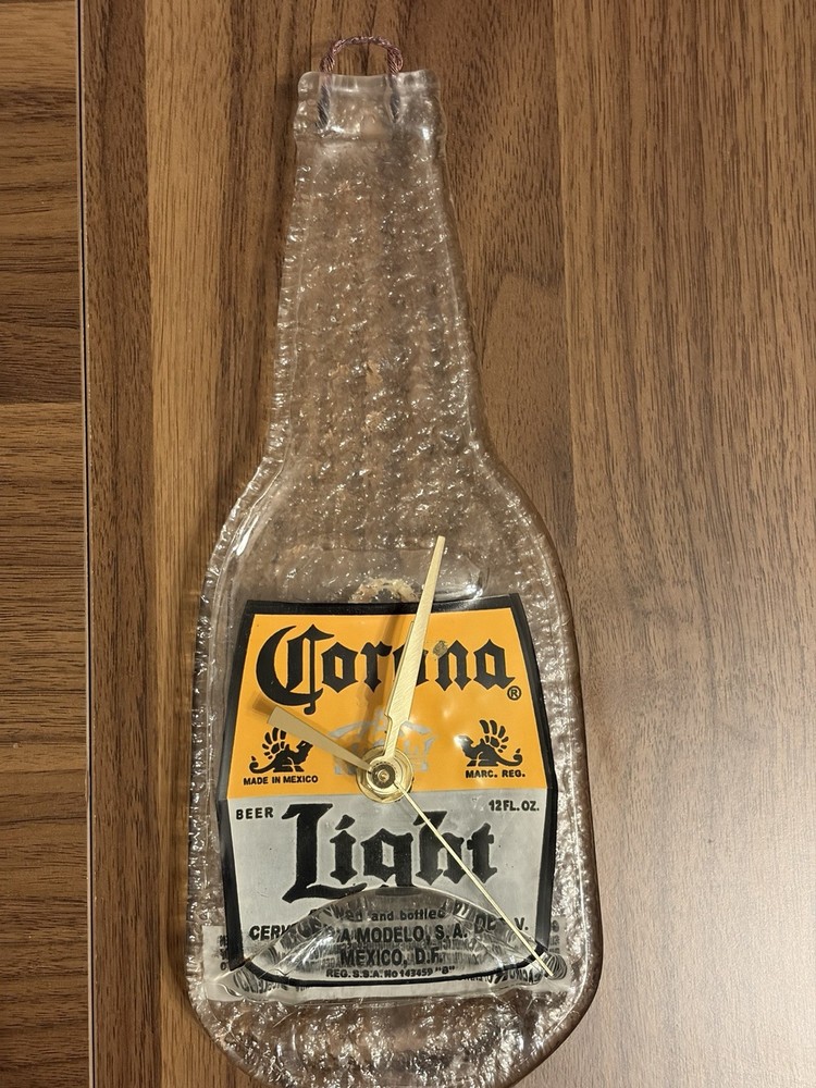Corona Light Bottle Wall Clock Tested