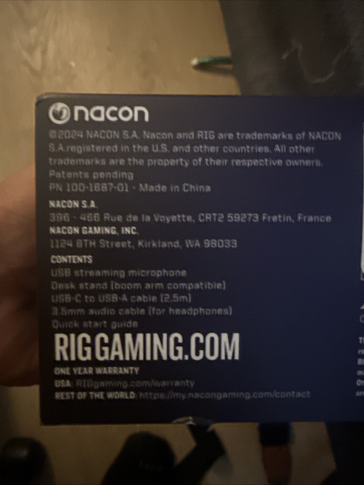 RIG M2 Pro HD Streaming Gaming Microphone