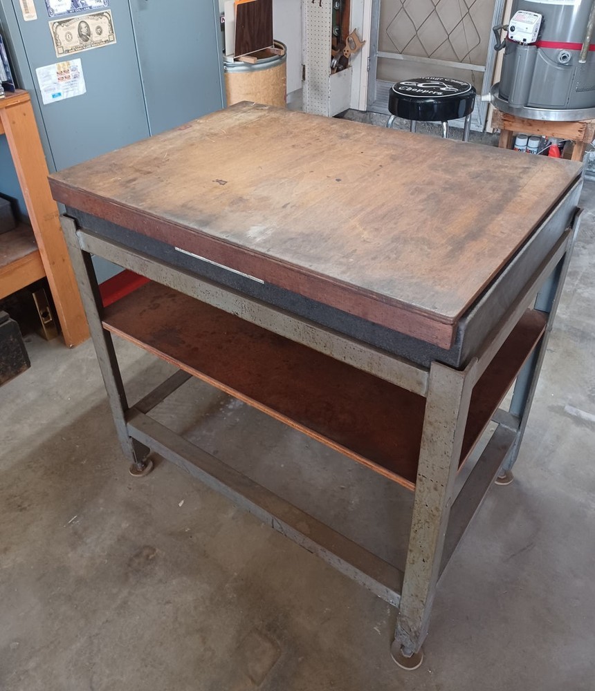 Machine Shop Granite Inspection surface Plate.