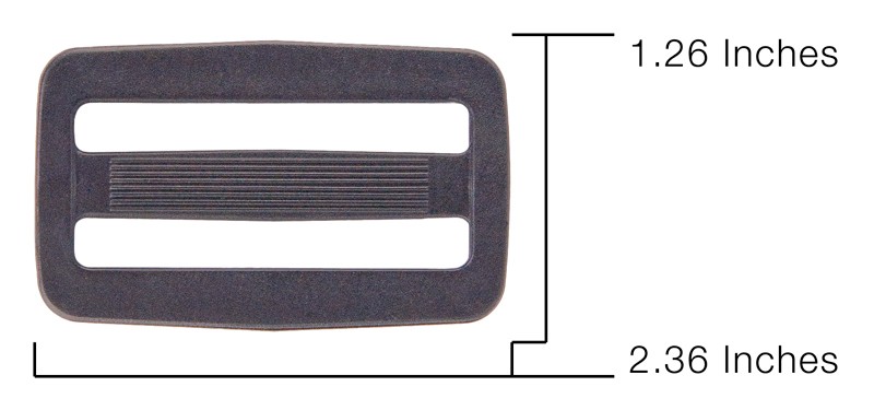 25 - 2 Inch Plastic Triglide Slides