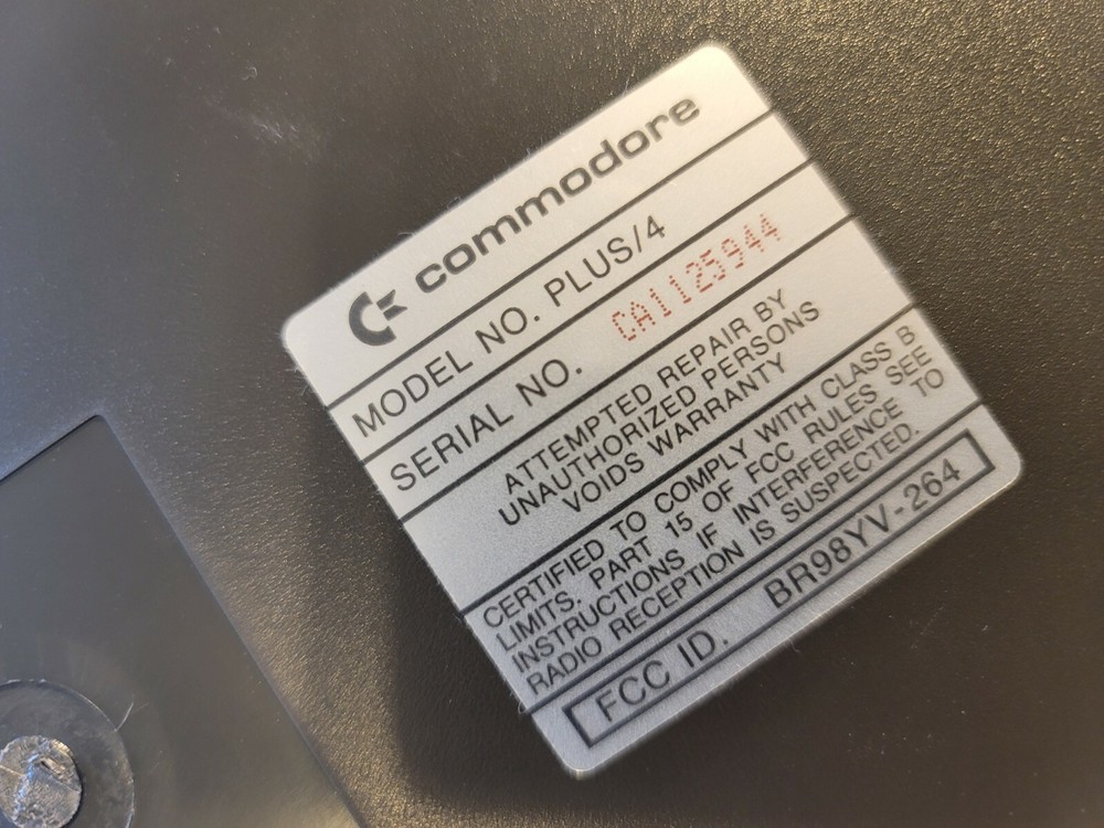 Commodore plus/4 with Original Box Tested Powers On!