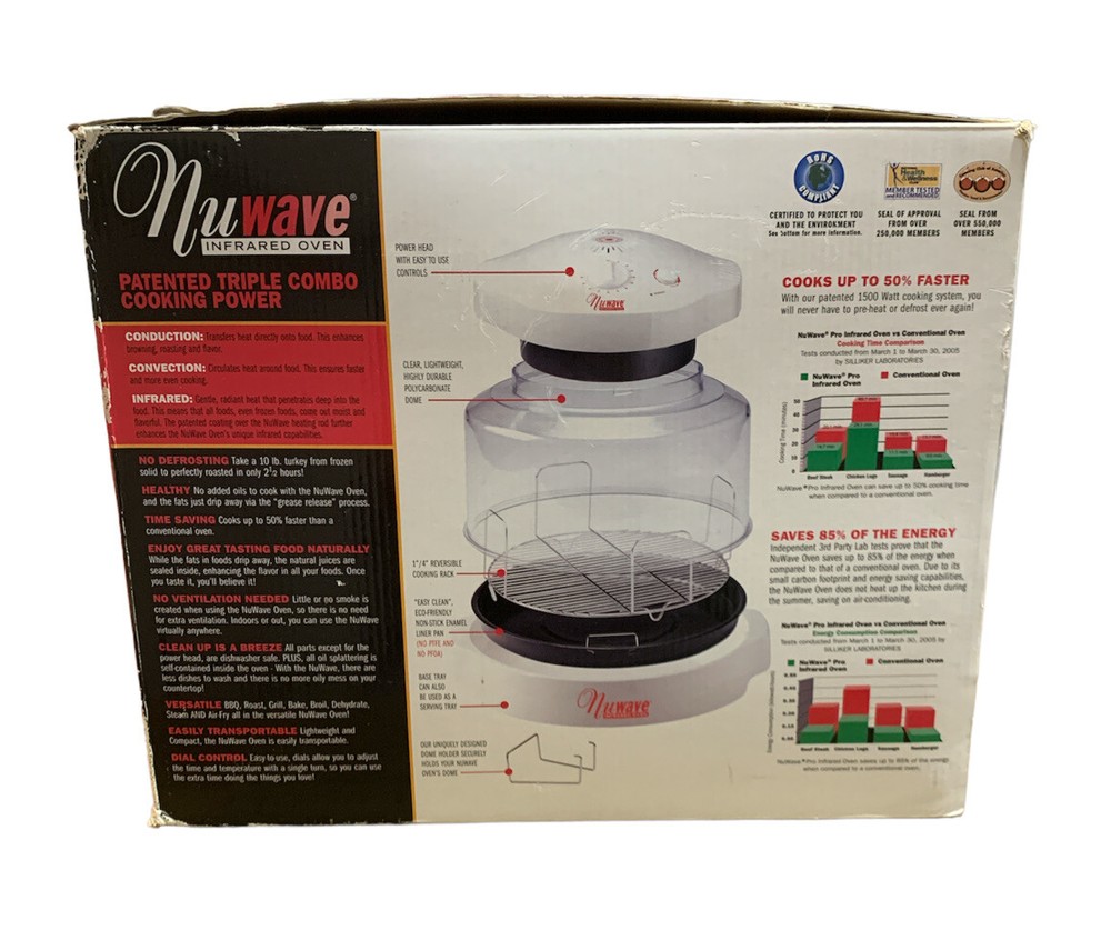 Nuwave Infarared Oven Cooking System Model 20201