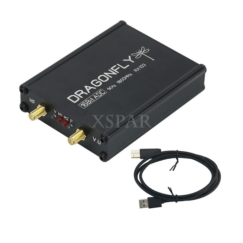 RX103 1KHz-1800MHz SDR Radio Receiver 16Bit Direct Sampling w/ Large 0.1ppm TCXO