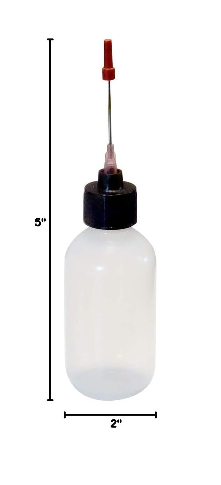 Plastic Squeeze Bottles 1Oz, 2Oz, 4Oz, and 10ML All 1.5" Stainless Applicators G