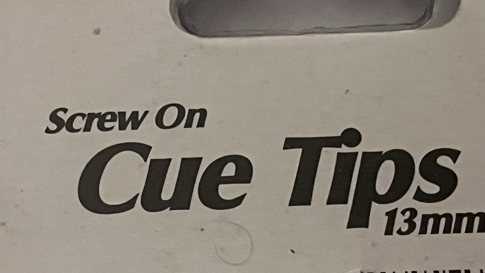 Screw On Tip 13mm Replacement Billiard Cue Pool 6 Tips