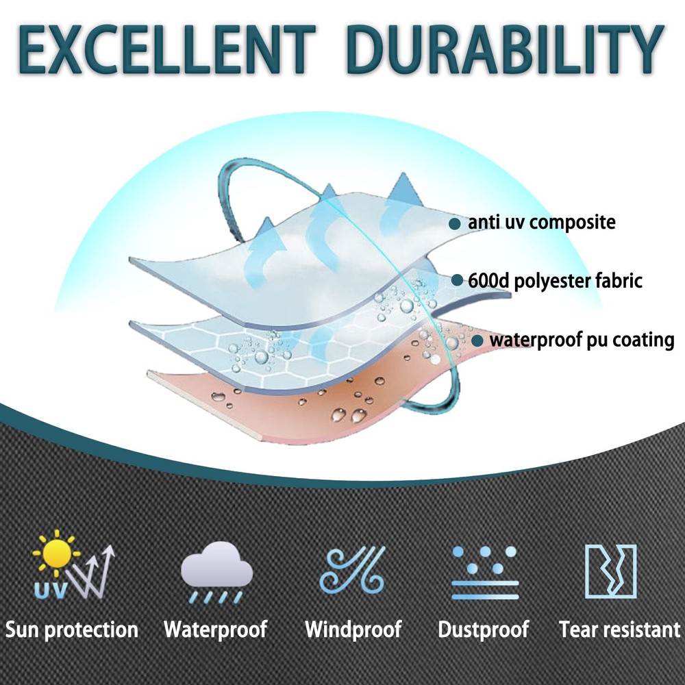 Storage Shelf & Clothes Rack Cover, Dustproof Waterproof Protector with Front...