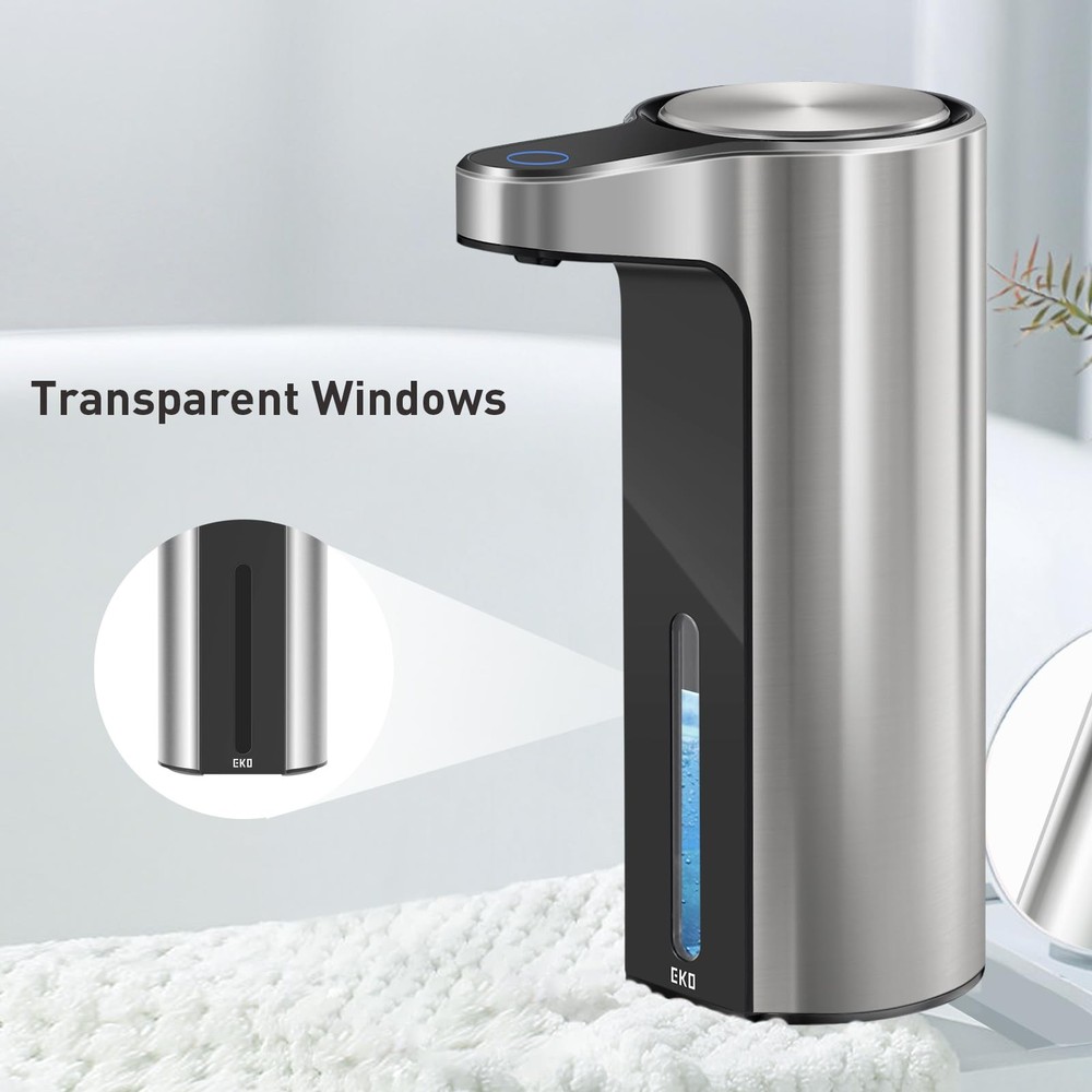 Automatic Foaming Soap Dispenser, Touchless Foam Hand Soap Dispenser for Bath...
