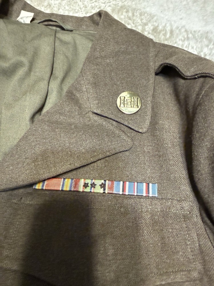 WWII Amphibious Forces Engineer Ike Jacket D-Day