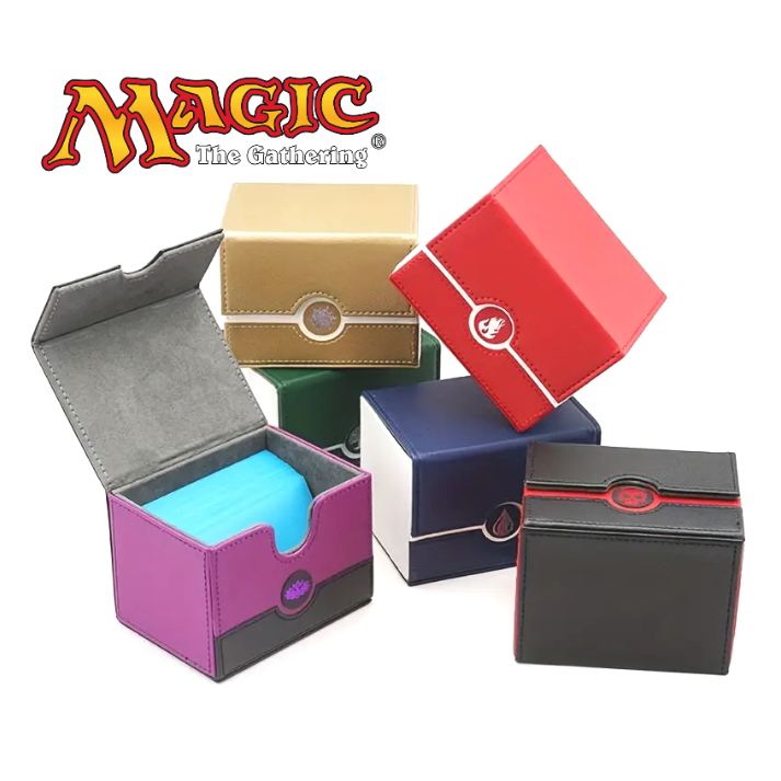 MAGIC: THE GATHERING MTG DECK CASES Leather Card Box (Choose Your Element)