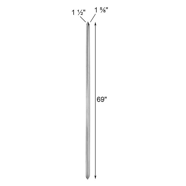 S&K Replacement A Section for 15' Triangular Poles, 69"L