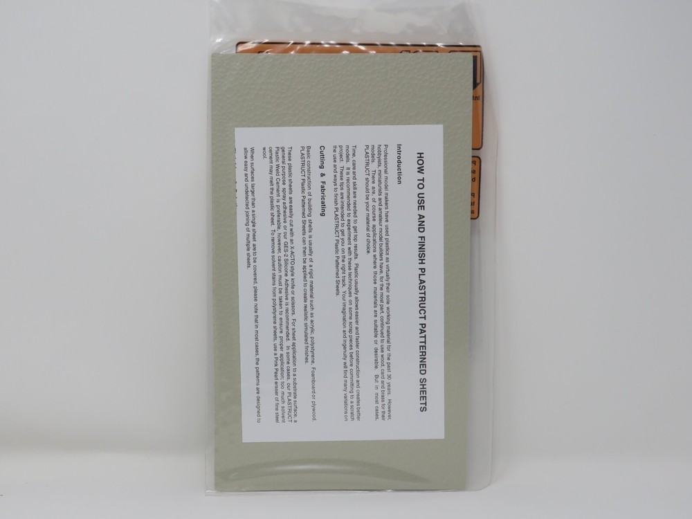Plastruct 91588 Random Polished Stone Path Patterned Sheets O Scale 1:48