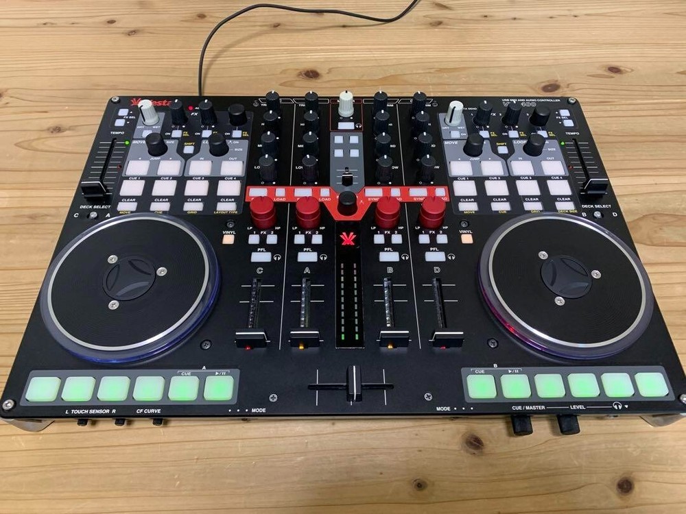 Vestax VCI-400 USB MIDI and Audio DJ Controller Test Completed
