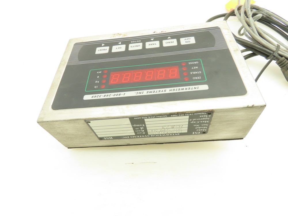 ISI Interweigh Systems Inc. 1S1-799 (cs) Digital Scale Indicator Readout
