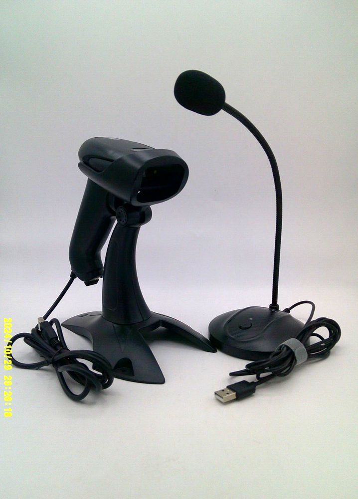 Malacrity Scanner & JOUNIVO Microphone both USB connect Computer- New/Never used