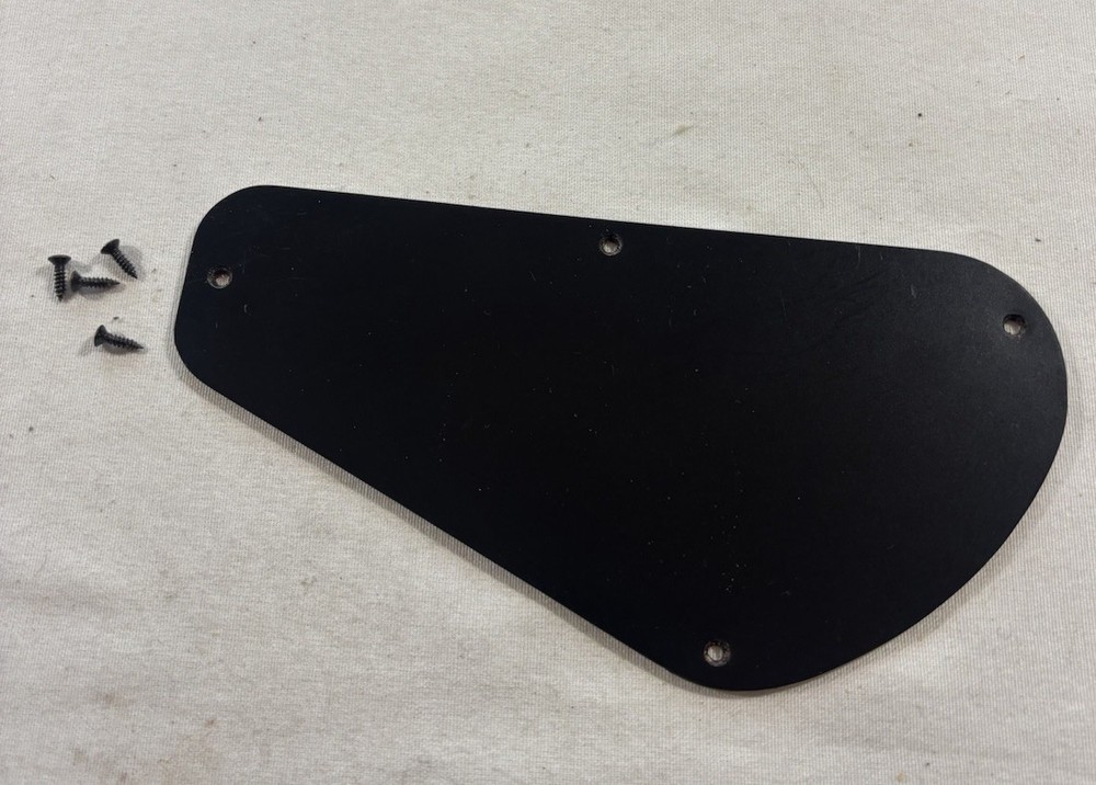 1990 Squier II Stratocaster Electronics Control Cavity Cover Plate Shielded & HW