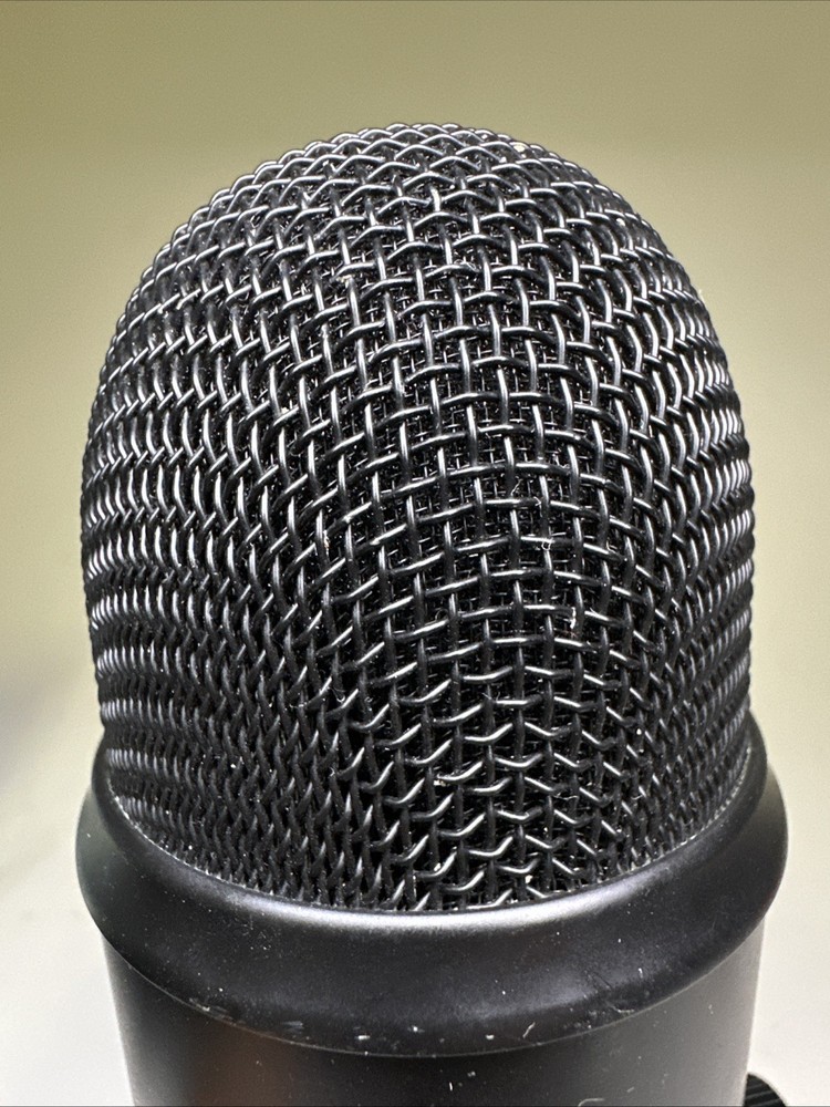 Blue USB Microphone Condenser A00132 w/ Stand & Cable Tested Working