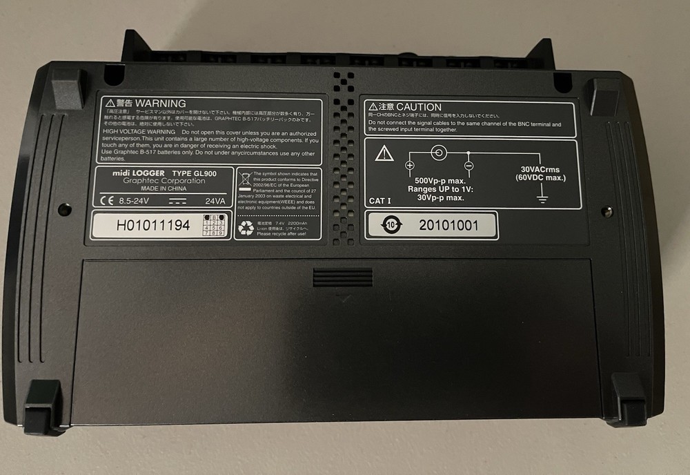 Graphtec GL900 8- Channel Datalogger