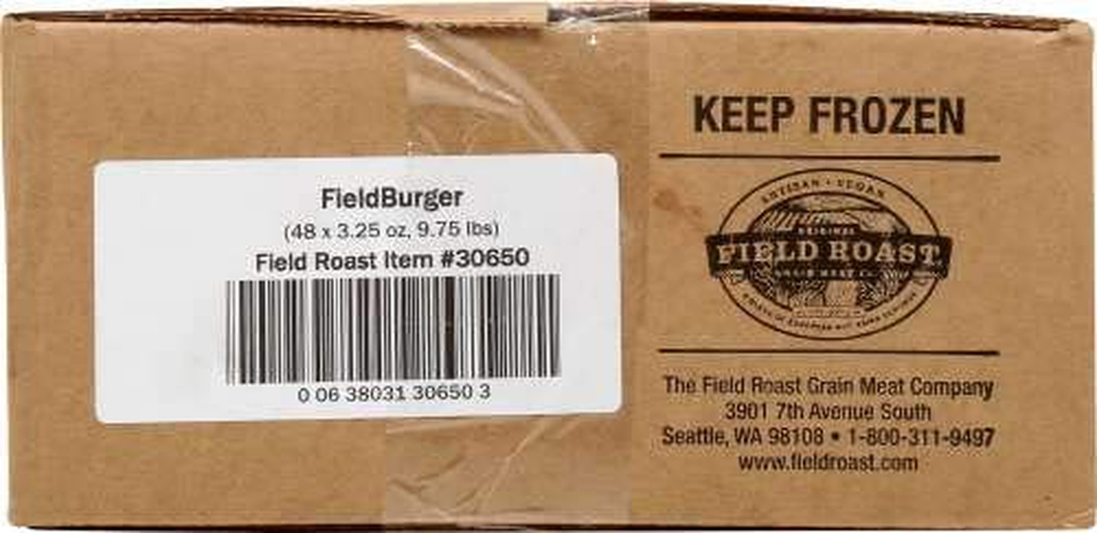 Vegan Fieldburger 3.25 Ounces (Pack of 48)