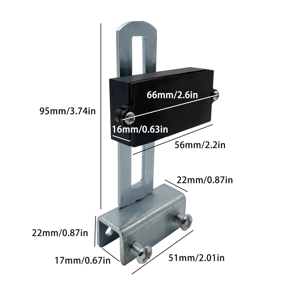 2 Pack Limit Switch Magnet for Automatic Sliding Gate Opener Driveway Stopper Re