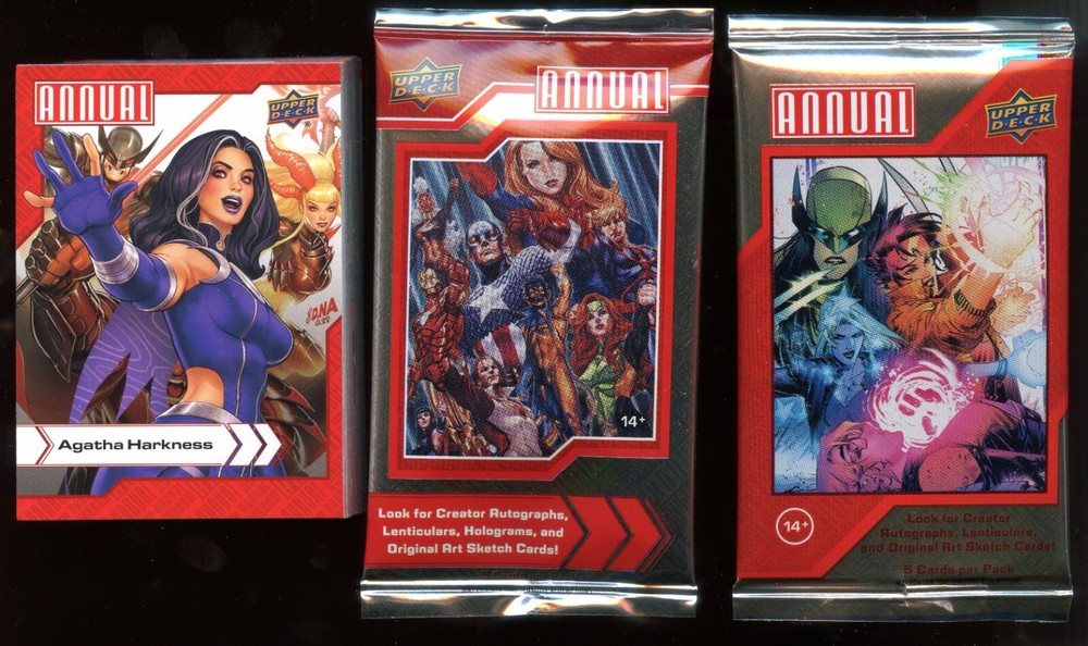 2022-23 Upper Deck Marvel Annual Complete 150-Card Master Set (Base + 4 Inserts)