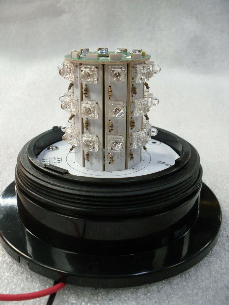 LED Beacon Light Single Flash Pattern 12/24V Bolt on Type