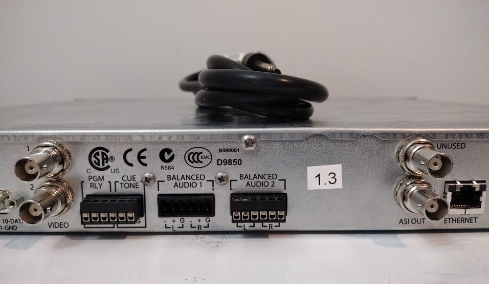 Cisco Scientific Atlanta D9850 PowerVu Program Reciever / Video Decoder USED