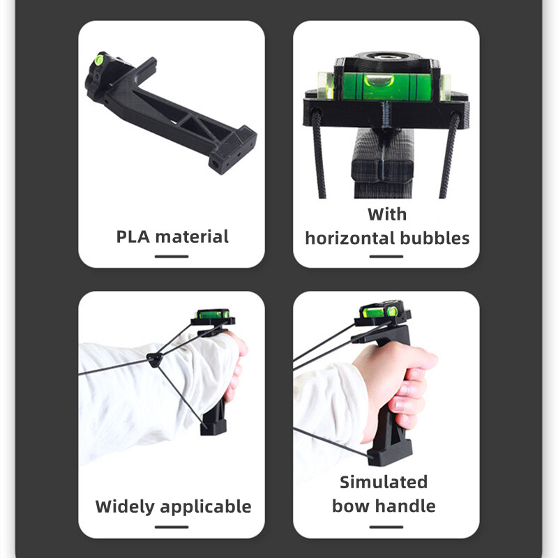 Compound Bow Release Aid Training Device with Level Bubble Hunting Trainer