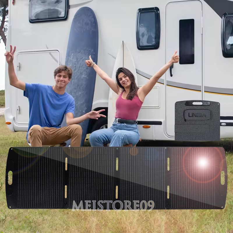 LINEBA 200W Solar Panel Foldable Off-Grid for Power Station 23.4% Efficiency