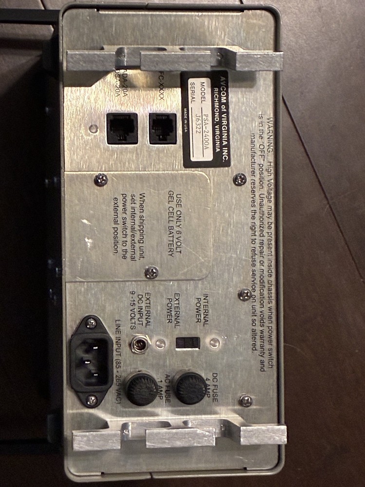 Avcom Portable Spectrum Analyzer Model PSA-2400A With Manual PDF Read Below!