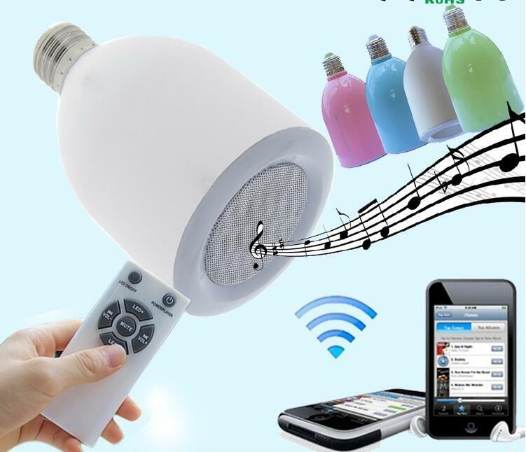 RGBW LED Lamp with Bluetooth Control and Mini Bluetooth Speaker BL04