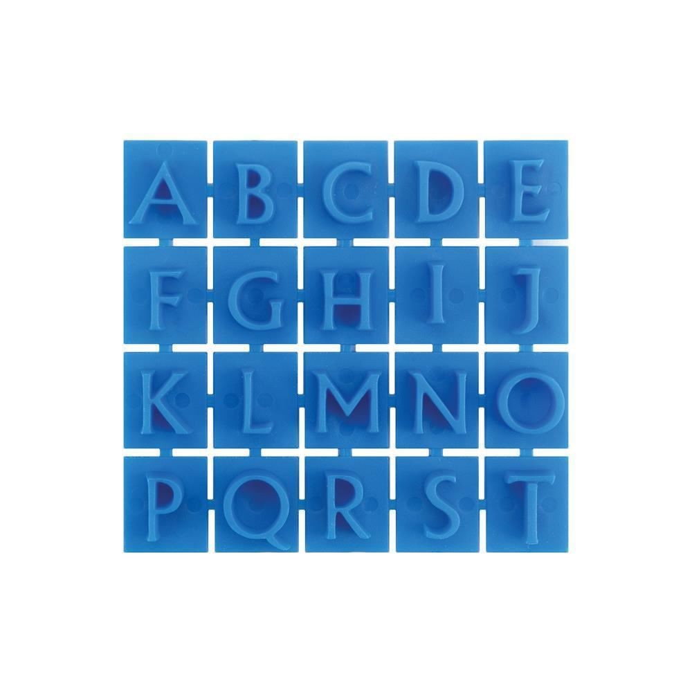 CONCRETE STEPPING STONE STAMP SET (LETTERS & NUMBERS) TRADITIONAL