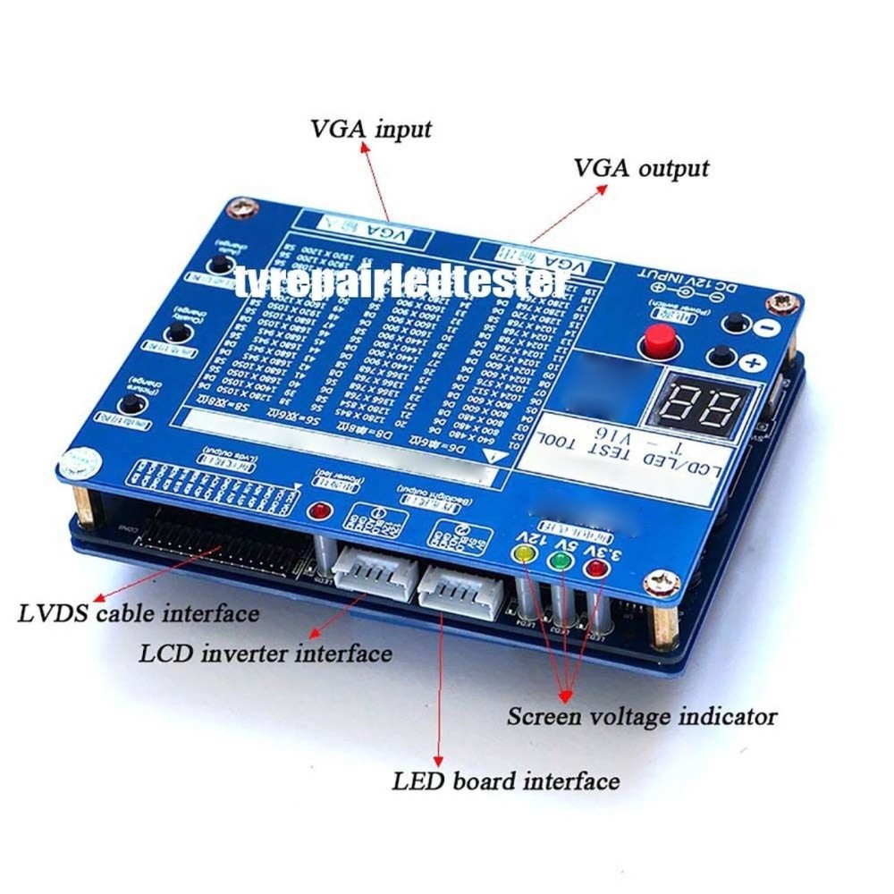 New Computer Laptop TV Repair Tool LCD/LED Test Tool Panel Tester Support 7"-84"
