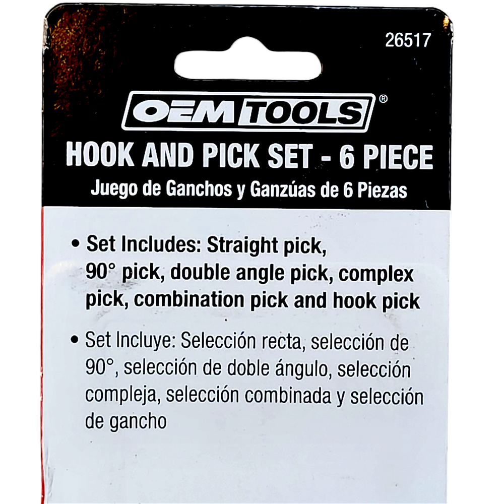 6-Piece Hook and Pick Set