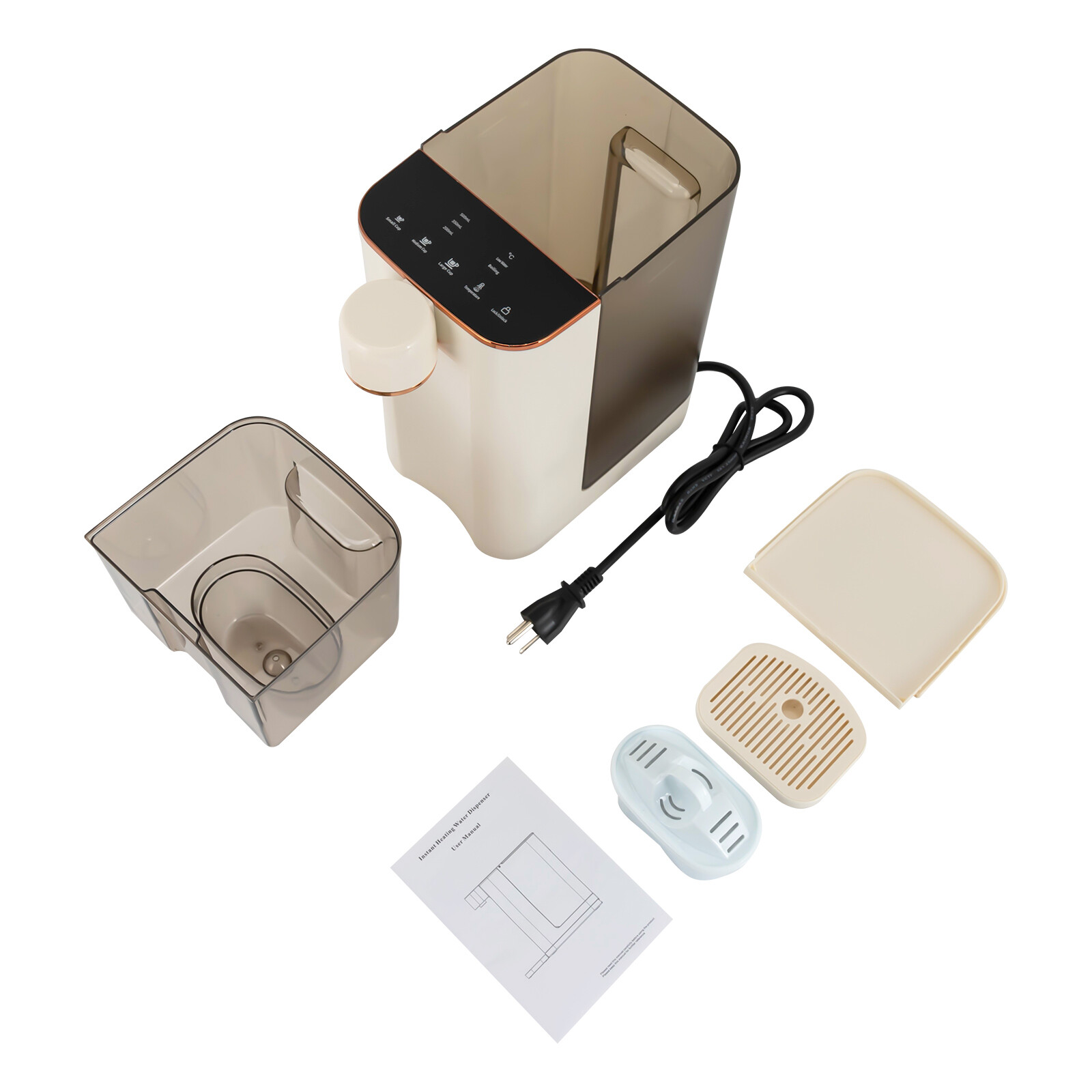 3l/0.79gal Desktop Instant Hot Water Dispenser Home 1600w Drinking Machine