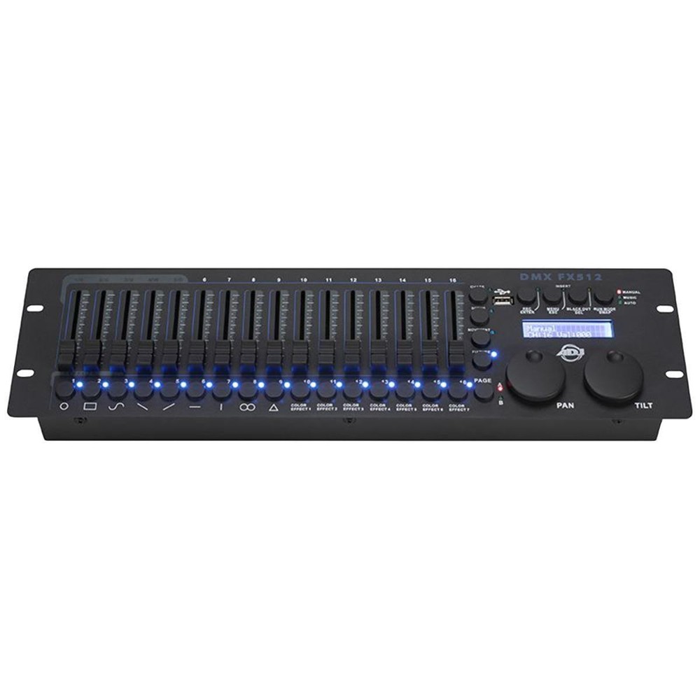 ADJ DMX FX512 DMX Lighitng Controller Bundle + Cables