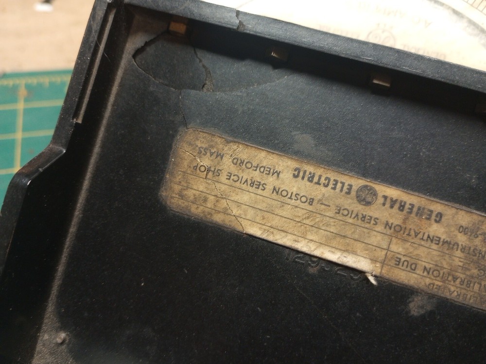 2 Vintage Ge Test Meters